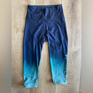 Peloton reversible cropped leggings